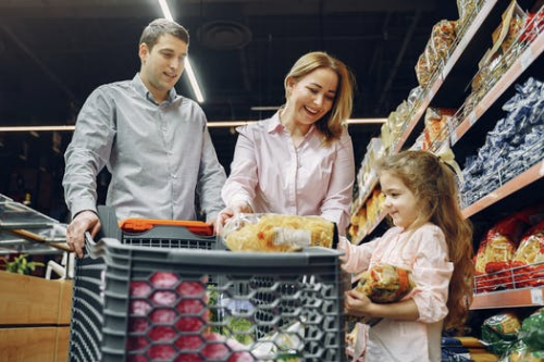 Go grocery shopping together