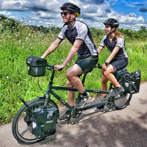 On a bicycle built for two